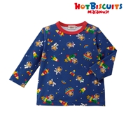 [ベビー] Ｔシャツ ネイビー[ミキハウス　ホットビスケッツ]