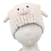 [40~48cm]ニット帽　アニマルモコモコ　どうぶつえん　ひつじ