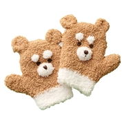 ミトン　アニマルモコモコ　柴犬