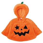 [ベビー]ハロウィンマント かぼちゃ オレンジ