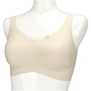 mamafitシームレスノンワイヤーブラ　ベージュ