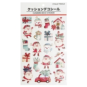 クッションデコシール サンタスノーマン