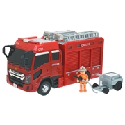 サウンド＆ライト タンク消防車(ホースカー付)