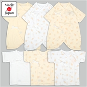 [ひもタイプ]はじめて肌着6点セット　くま