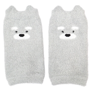 [ベビー]ふわふわレッグウォーマー　シュナウザー