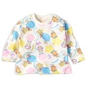 [ベビー]総柄Tシャツ　ファンターネ！　オフホワイト