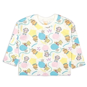 [キッズ]総柄Tシャツ　ファンターネ！　オフホワイト