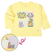 [キッズ]ギミックTシャツ　ファンターネ！　イエロー