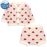 [乳児]セットアップ　ニット オフホワイト