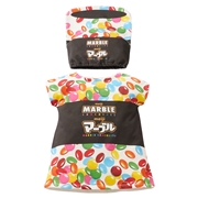 【9/25発売】[90～100cm]帽子付きおやつベスト マーブルチョコ