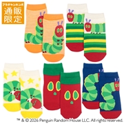 [お楽しみ袋]キッズソックス５足組セット　はらぺこあおむし