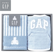 【お歳暮・冬ギフト】 ｂａｂｙ　ＧＡＰ　ウォッシュタオル・スタイセット ブルー 54-5019150