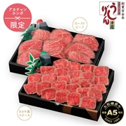 うし源本店　Ａ5ランク大和榛原牛ローストビーフとタタキ風ステーキ「雅」セット　UGRTT10　(内祝いギフト) 送料当社負担 アカチャンホンポ限定