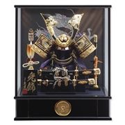 久月　兜ケース飾り「光輝昇龍盛上大鍬形」56086K 五月人形 【メーカー直送】