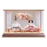 久月 親王ケース飾り「ナチュラルフラワーブーケ」 38103K 雛人形