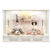 親王ケース飾り「ブランパールベル」 38088M 雛人形 【メーカー直送】