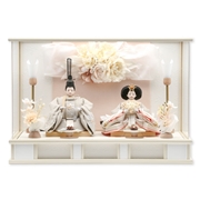 親王ケース飾り「ブランパールミミ」 38090M 雛人形 【メーカー直送】