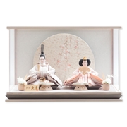 親王ケース飾り「花明かりライト」 38117K 雛人形 【メーカー直送】