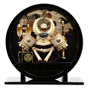 兜ケース飾り「松鷹初月徳川家康」 56091M 五月人形 【メーカー直送】