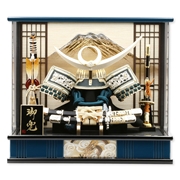 兜ケース飾り「金富士縹縅上杉謙信」 56092M 五月人形 【メーカー直送】