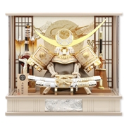 兜ケース飾り「月輪竜七宝上杉謙信」 56096M 五月人形 【メーカー直送】