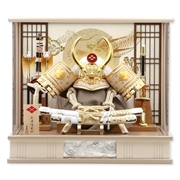 兜ケース飾り「月輪竜七宝武田信玄」 56099M 五月人形 【メーカー直送】