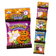 吊り下げ菓子 ハロウィン グレープマシュマロ 4連