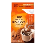 UCC おいしいカフェインレスコーヒー ドリップ 8杯分