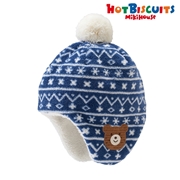 [42~46cm] フード 紺　[ミキハウス　ホットビスケッツ]