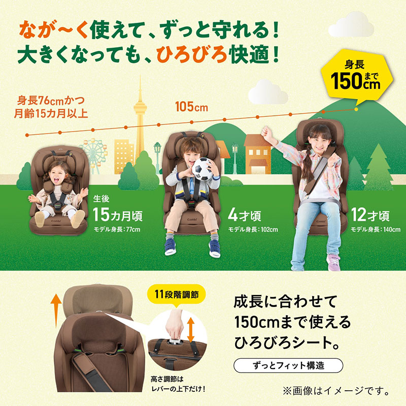 なが～く使えて、ずっと守れる！大きくなっても、ひろびろ快適！