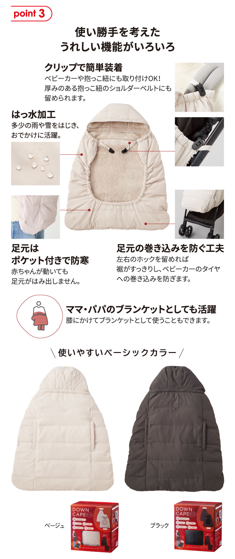 使い勝手を考えたうれしい機能がいろいろ