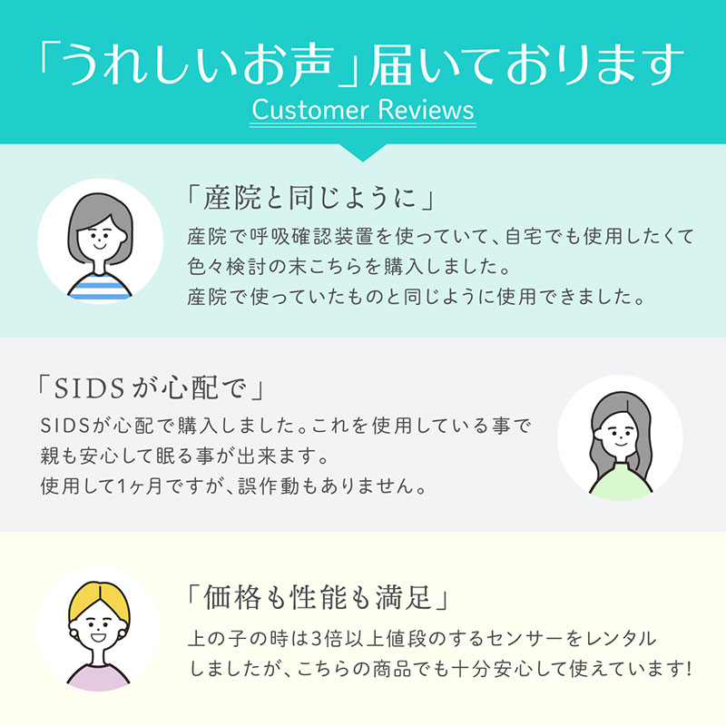 「うれしいお声」届いております