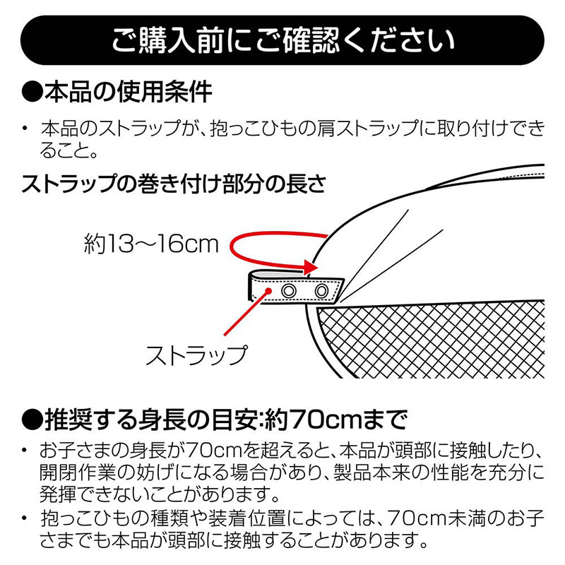 本品の使用条件　推奨する身長の目安