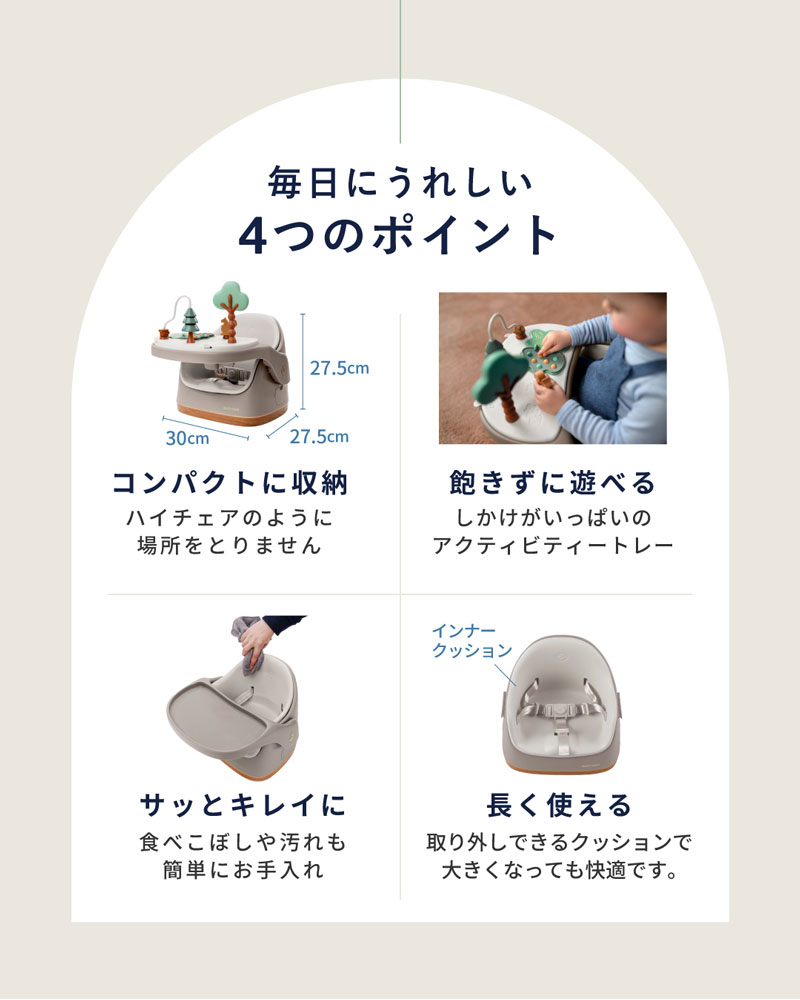 毎日にうれしい4つのポイント