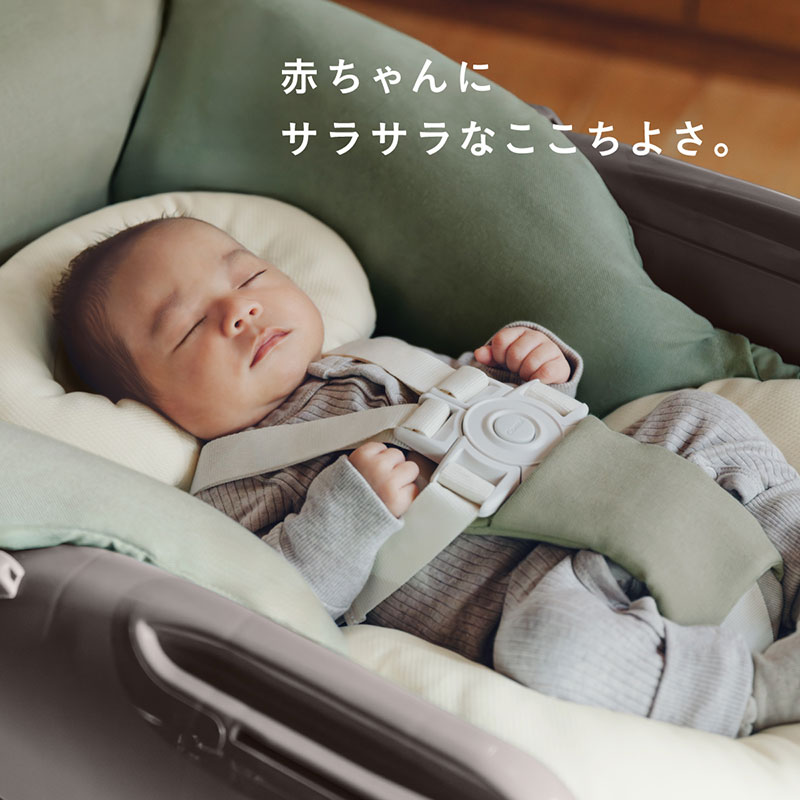 赤ちゃんにサラサラなここちよさ