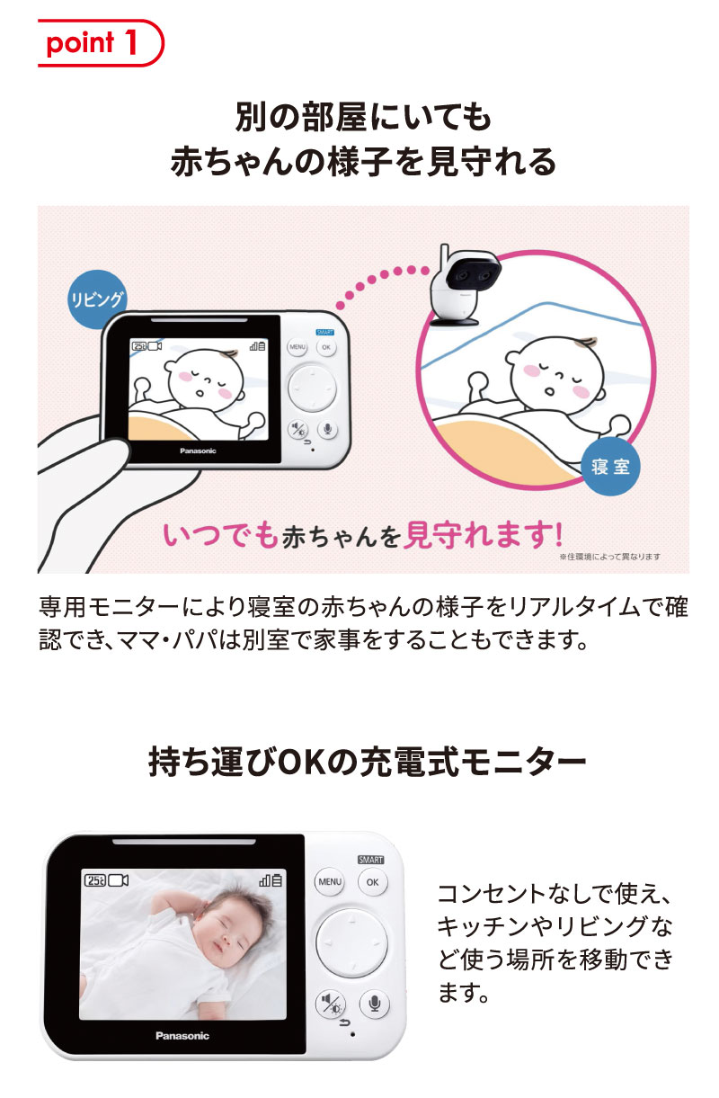 panasonic　ベビーモニター