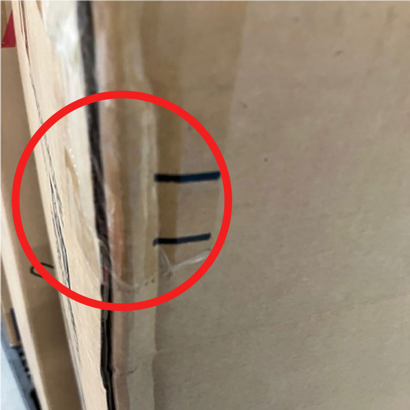 パッケージ破損イメージ1