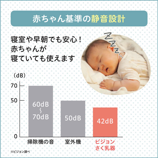 赤ちゃん基準の静穏設計