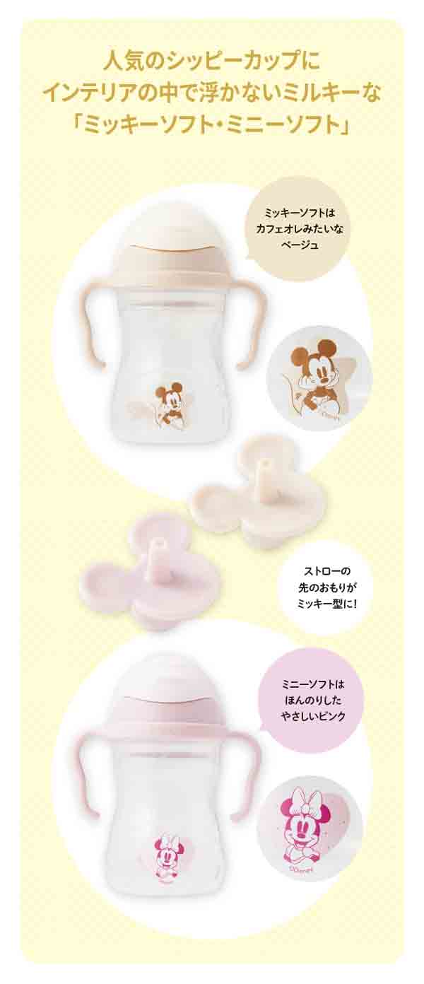 インテリアの中で浮かないミルキーなミッキーソフト・ミニーソフト
