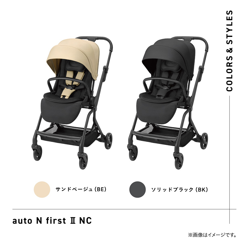 COLORS & STYLES サンドベージュ(BE) ソリッドブラック(BK) auto N firest II NC