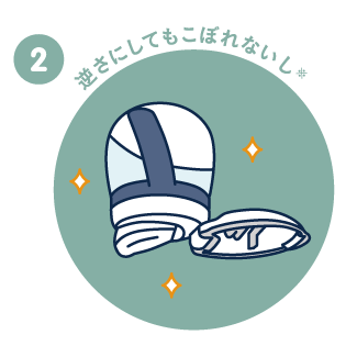 逆さにしてもこぼれないし※