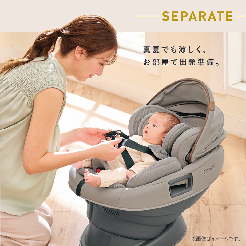 Combi(コンビ) THE S ロッタ ZH 2026年モデル SEPARATE 真夏でも涼しく、お部屋で出発準備