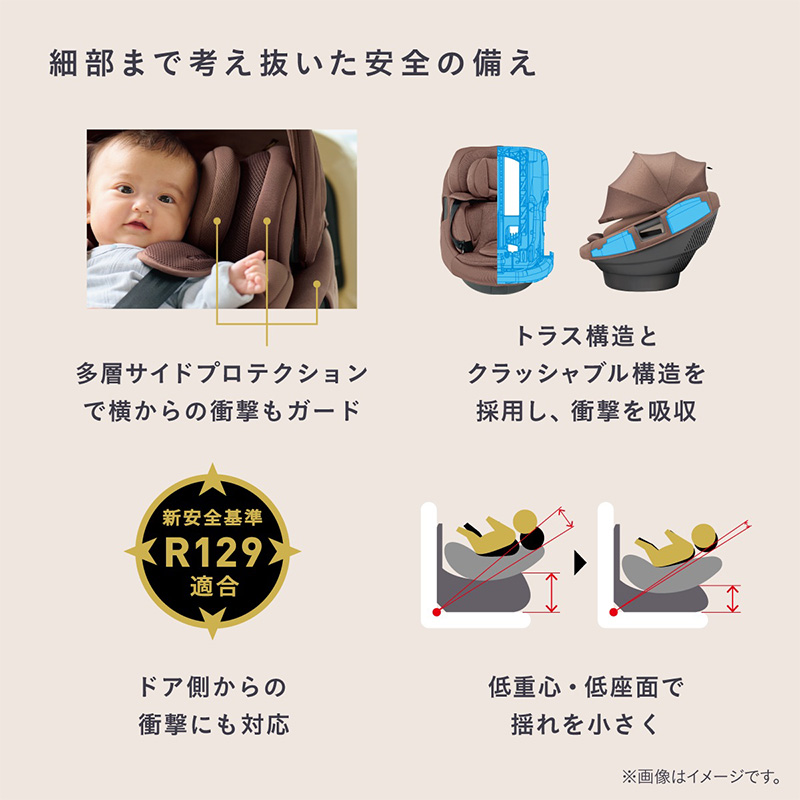 Combi(コンビ) THE S ロッタ ZH 2026年モデル 細部まで考え抜いた安全の備え