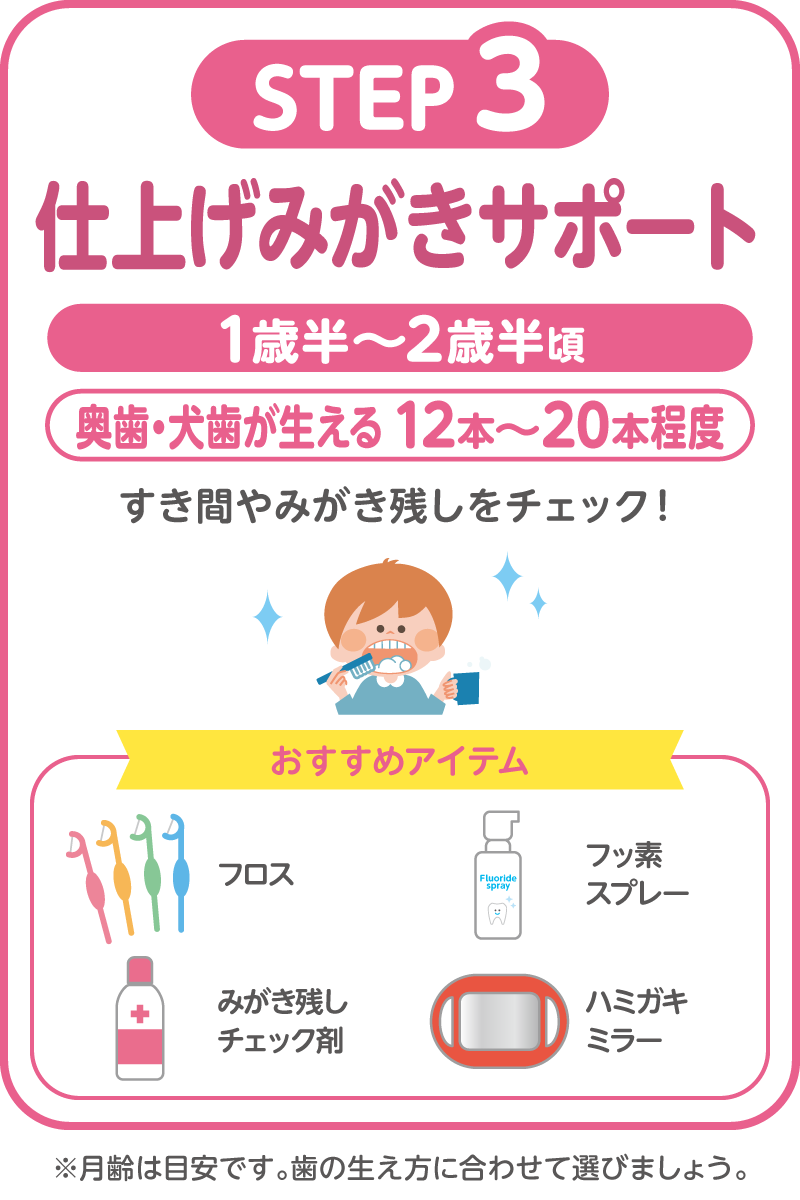 STEP3 仕上げみがき