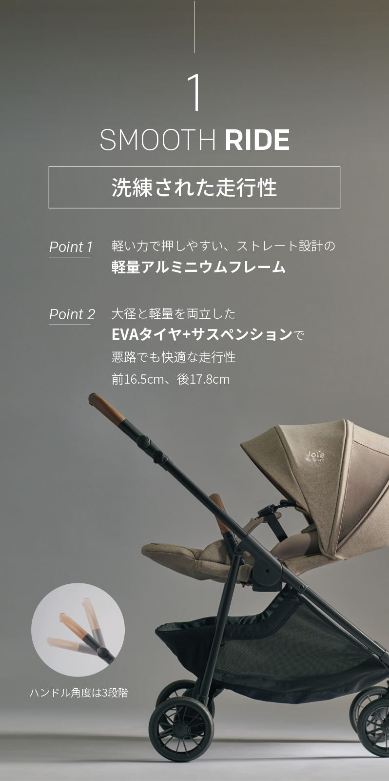 joie signature Elipto エリプト | プレミアムベビーカー エリプト