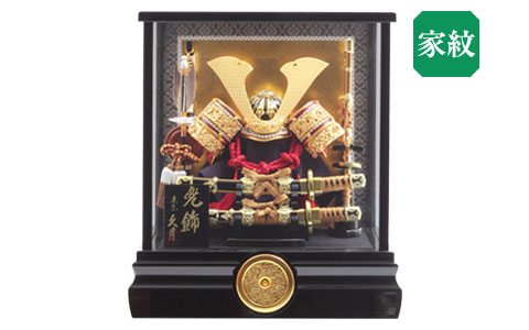 五月人形・兜曳き ケース付き 五月人形 兜ケース飾りセット【P92217】 3種類から選べる！迫力