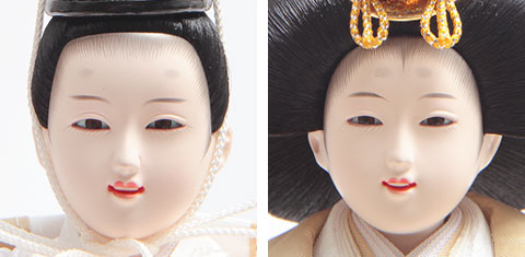 お人形のお顔