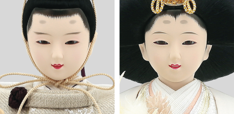 お人形のお顔