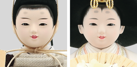 お人形のお顔