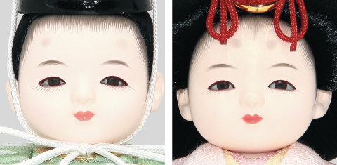 お人形のお顔